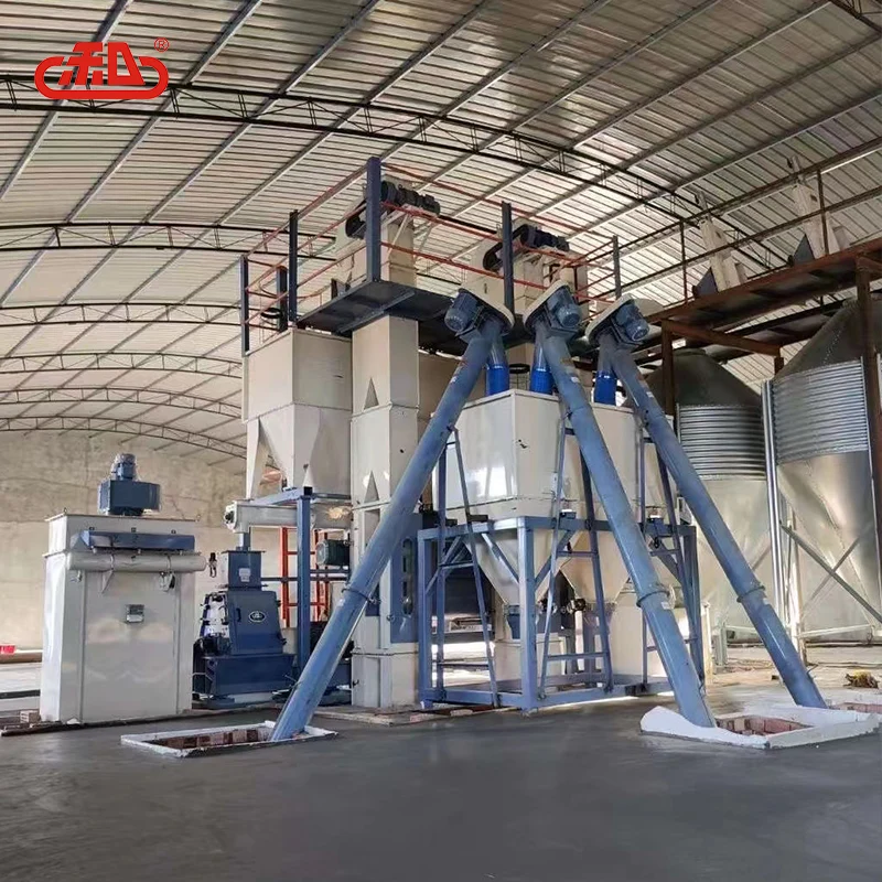 100Ton per day animal feed factory powder feed making plant with factory price