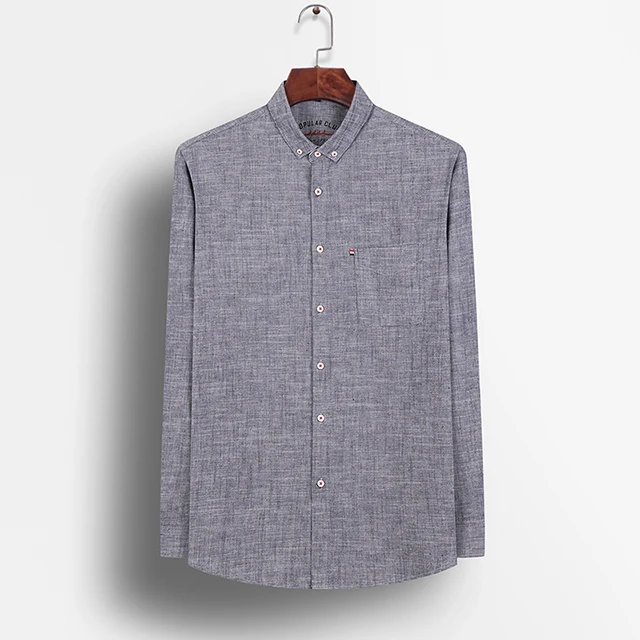 Men Wedding Shirt Long Sleeve Men Dress Shirts Man Business Party Solid Shirt