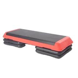 Step Up And Down Adjustable Aerobic Step Platform with 4 Risers
