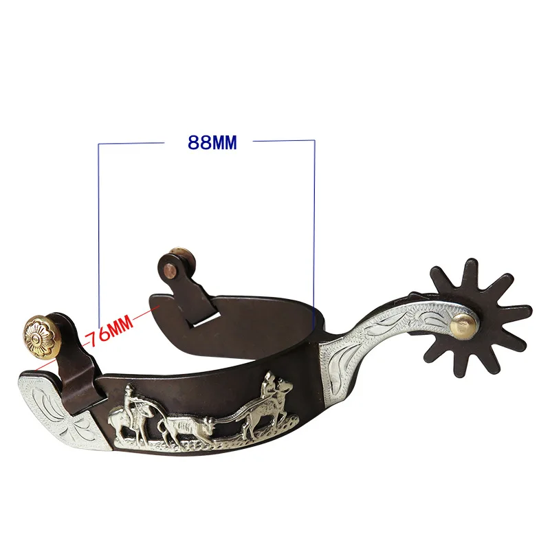 Fashionable Western Horse Spurs With Alloy Hardware Joint Fine Spur Riding Equestrian Accessories