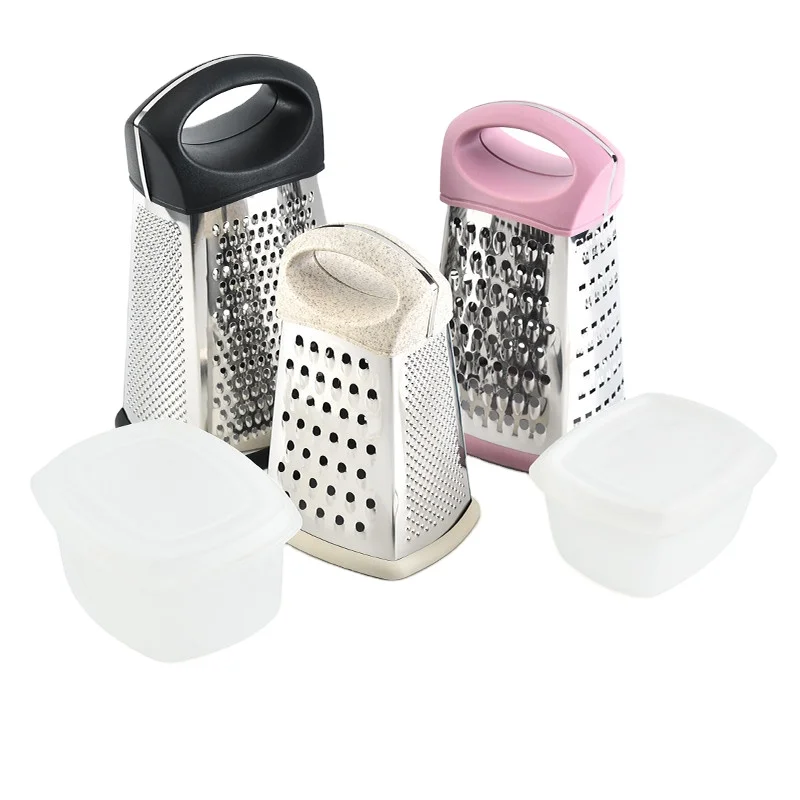 
Good Quality Kitchenware Convenient Stainless Steel Rectangular Cheese Grater 
