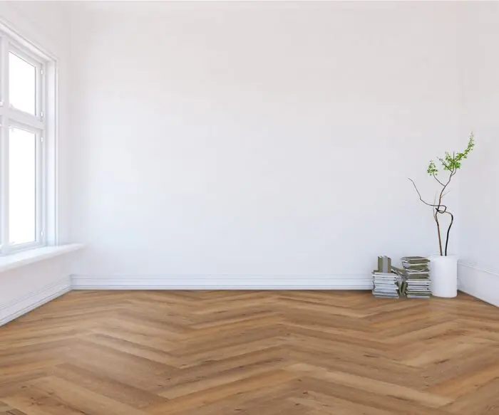 PVC Click SPC Flooring 8mm Waterproof 5mm Vinyl Flooring Visgraat PVC Herringbone For Apartment