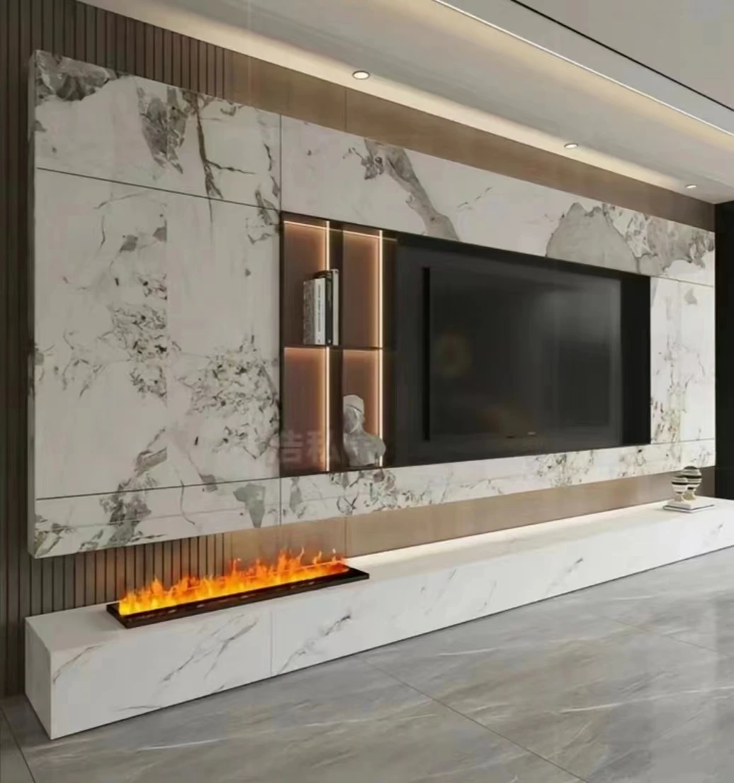 Cold Rolled Steel Plate 220V Modern Decor Flame 3D Fogging Fireplace High Quality Electric Fireplace Humidifier