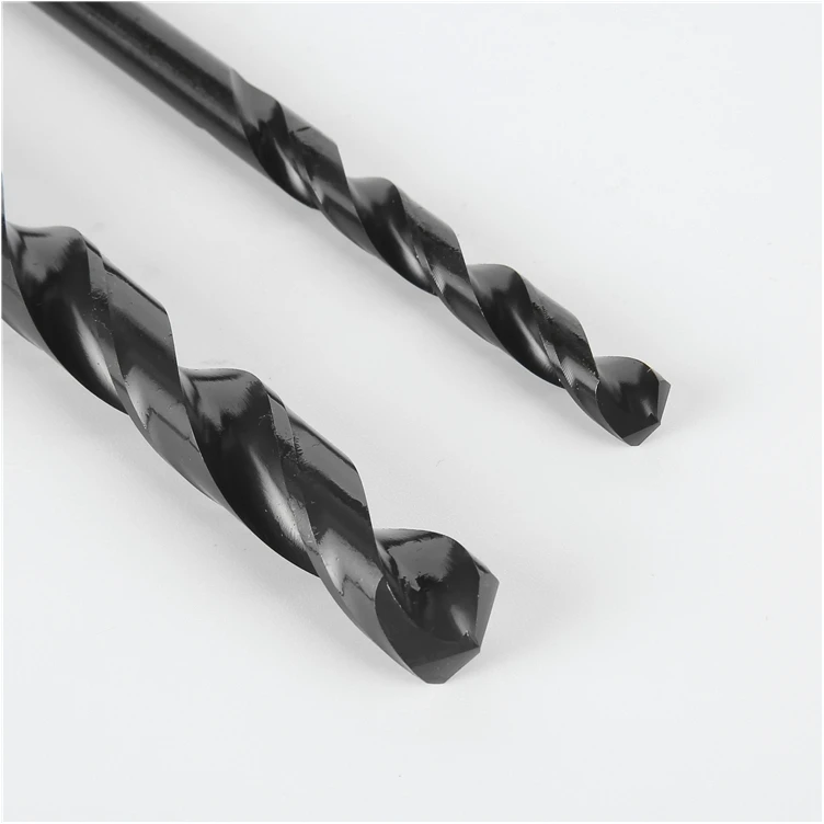 Ground Body Clearance Reducing M8.6- M9.0 Black Oxide Cobalt Steel Alloys Twist Drill Bit For CNC