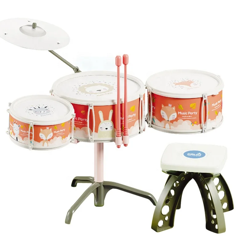 Kids toy drum play set jazz drum toy musical instrument for toddlers