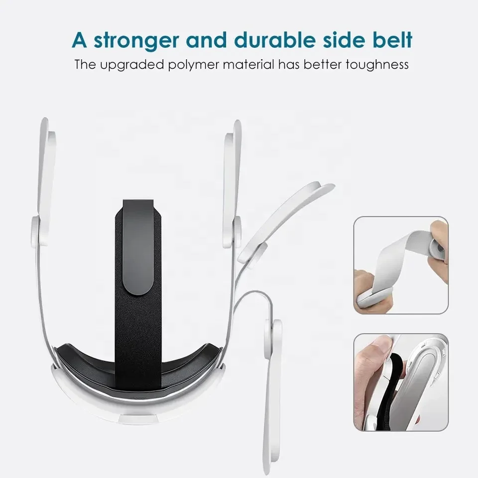 2023 New Adjustable Head Strap With 8000 Mah Battery RGB Light For Meta/Oculus Quest 2 VR Accessories