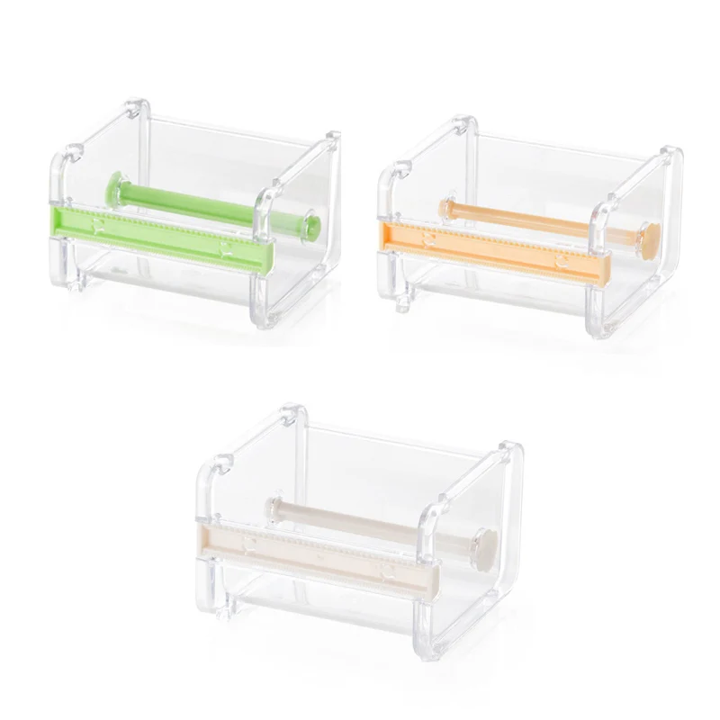 Mini easy manual washi tape dispenser for stuff sealing decorating