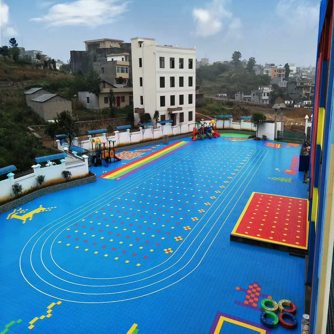 Plastic outdoor PP puzzle Futsal courts sports Flooring basketball floor tennis floor