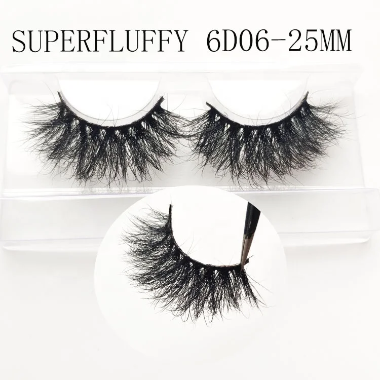 UK customer Mink Lashes Super Fluffy  Long Eyelashes Wholesale  Wispy Dramatic Curl  Eyelashes Extensions