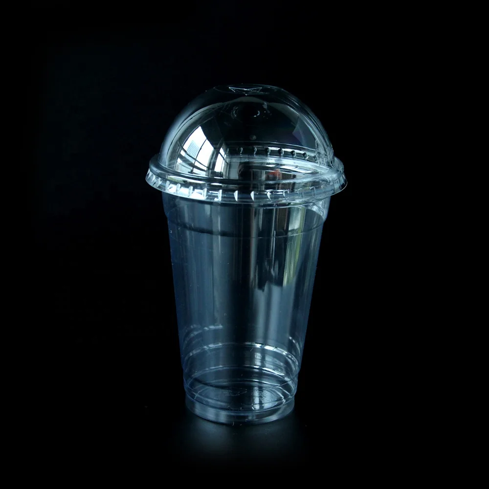 10oz 300ml disposable plastic pet grape juice cup