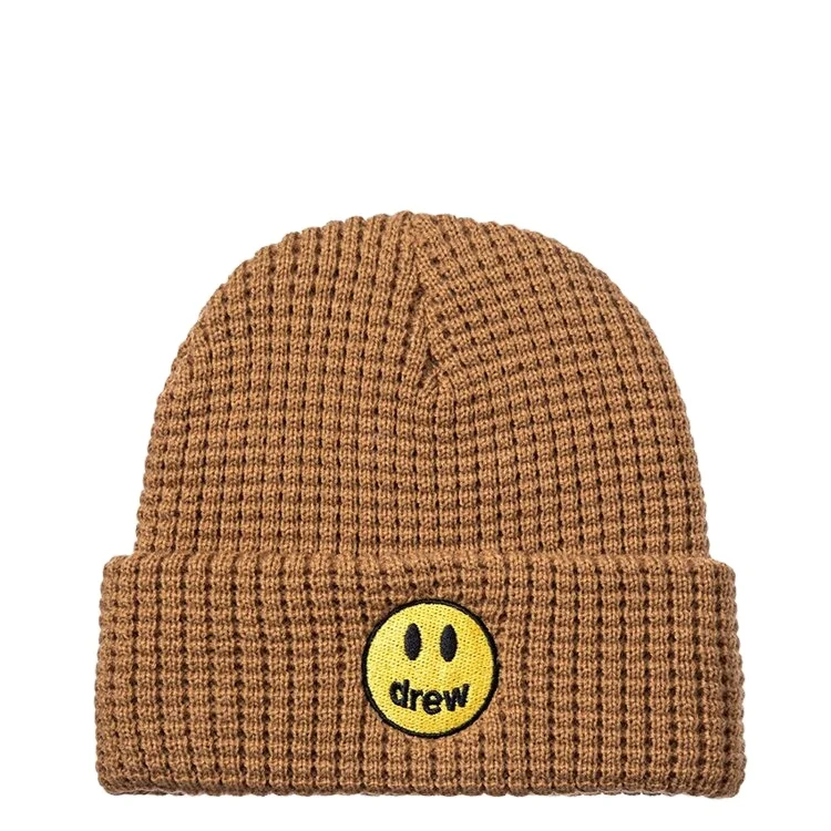 Wholesale Unisex Custom Beanies Plain Warm Knitted Winter Hats Logo Beanie Embroidery Beanie Hat