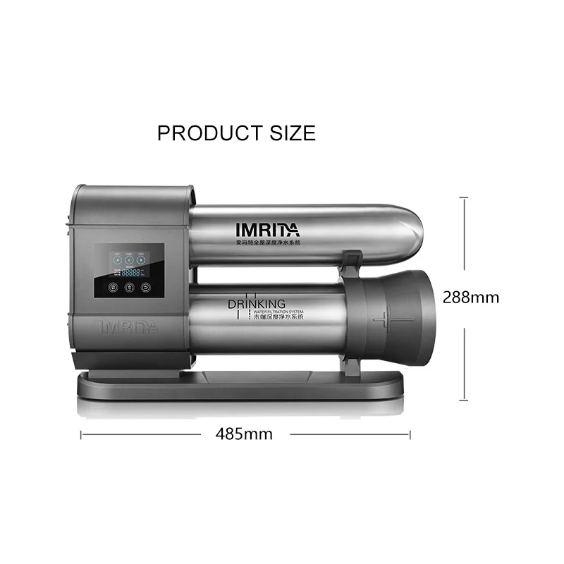 IMRITA Home kitchen Large Flow 5L/Min Stainless Steel UF 0.01 Micron Water Filter Purifier