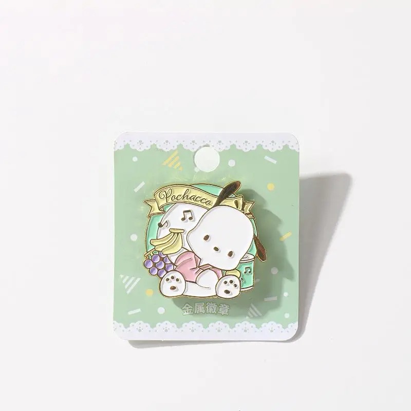 op Grade Exquisite Badge Souvenir Pins Cartoon Kuromi Melody Kuromi Cinnamoroll Fans Collection Metal Enamel Lapel Pins