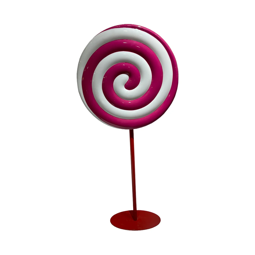 
Large Candy ecDoration Commercial Fiberglass Candy Christmas Decoration Supplies 