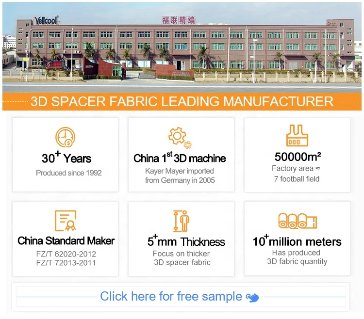 Breathable honeycomb 100% polyester 3d air spacer mesh fabric for vest