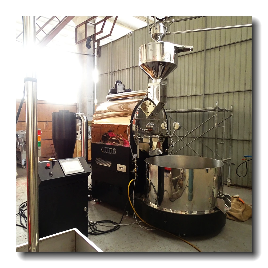 Coffee Roaster Machine Gas Roasting Turkey, Full Automatic Coffee Roaster 60 Kg