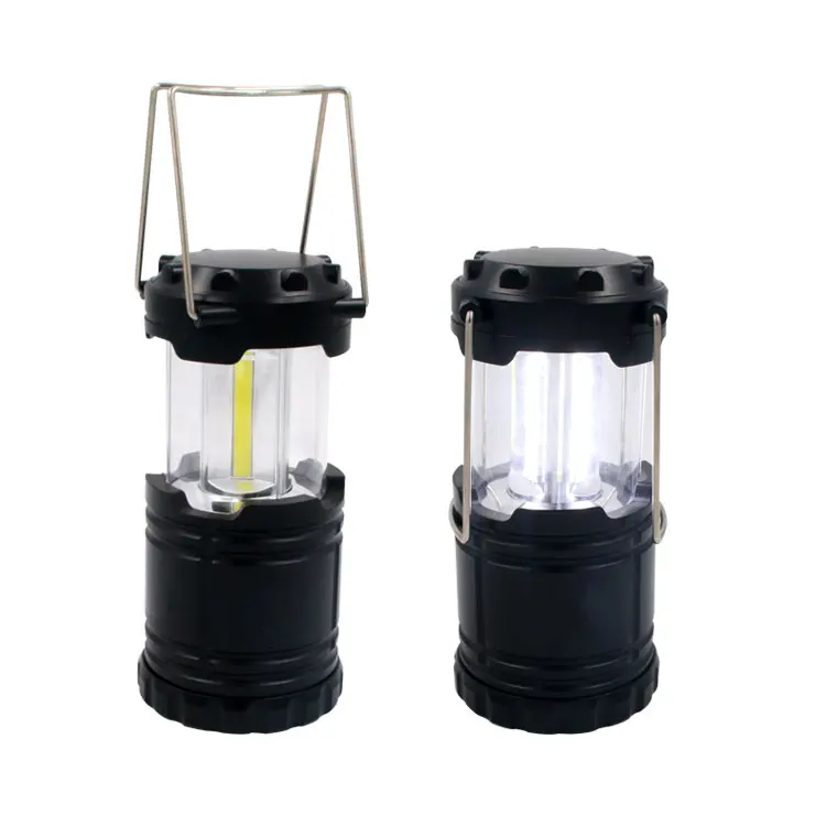 3W COB LED Outdoor Lighting Tent Pull Telescopic Lamp Battery Powered collapsible ultra-light Camping Lights Lantern