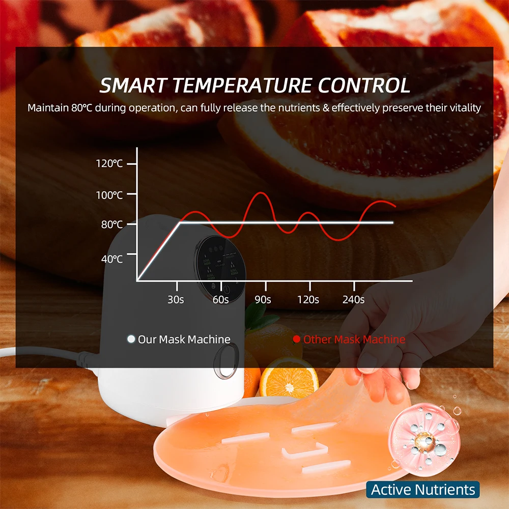 DIY Face Mask Maker Electric Automatic Fruit Natural Vegetable Collagen Mask Machine Smart Self-made Mask Facial Beauty Device