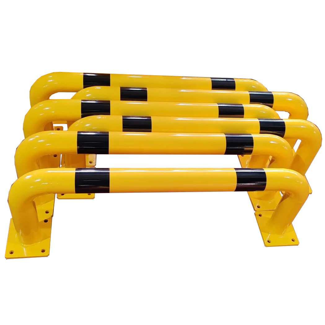Yellow Black Steel Metal U Shape Safety Car protection Parking Fence Barrier
