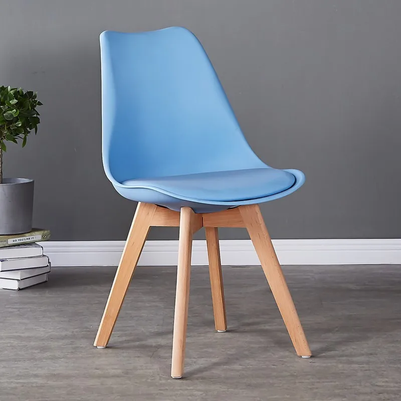 Nordic style high back dining chair color PP chairs for restaurant