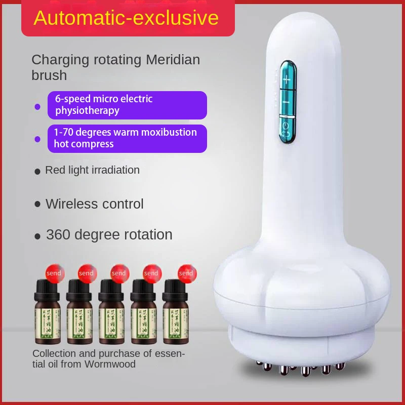 Masajeador Cabeza Stress Release  Meridian Massage Brush