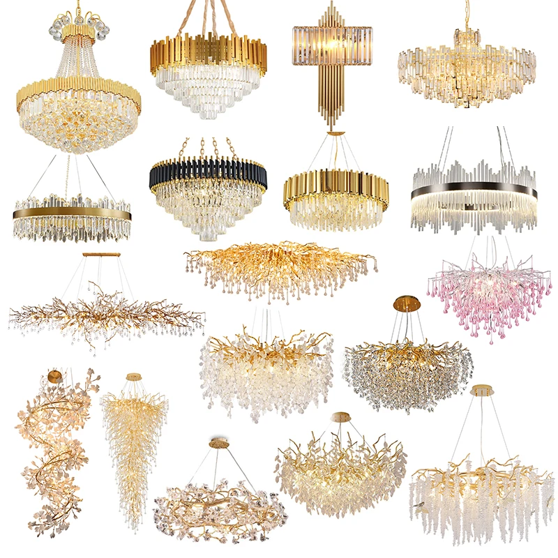 Decorative Ring Gold Black Design Modern Nordic Acrylic Circle Chandelier Modern LED Pendant Light For Living Room  BarBedroom