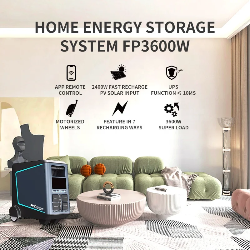 big capacity 3840Wh Quality Assured Portable Solar power Generator Backup Power Station for Mobile Home / Electric Van / Camping