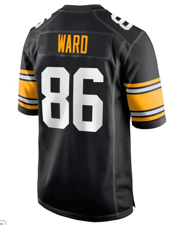 Stitched American Football Jerseys Pittsburgh 39 Fitzpatrick 43 Polamalu 86 Ward 88 Freiermuth 90 Watt 92 Harrison