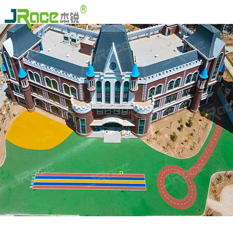 Elastic Children Playground Outdoor Floor Covering epdm Rubber Granule With PU Binder