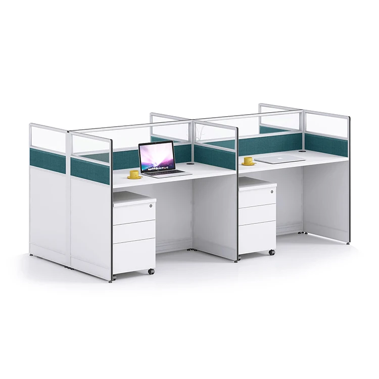 Hot Sale Fashion Partition System Desk Design Modular Computer Desk Workstation Standard Office office desk and chair set