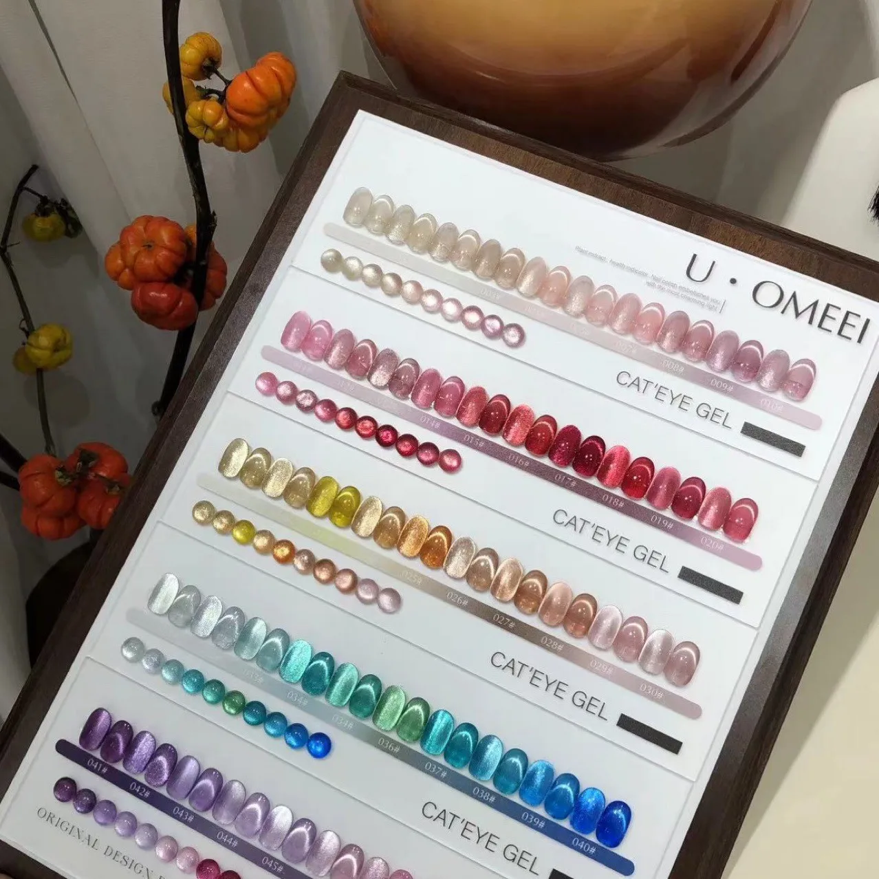 Hot Sale U OMEEI New Product 50 Color 1 Set koi Cat Eye Mail Polish Gel Popular Cat Eye Gel in Autumn and Winter 2024