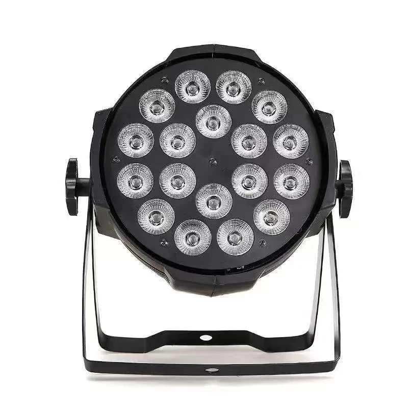 18 pcs 10w LED par RGBW 4in1 full color wedding uplights dj disco DMX stage lighting LED par light