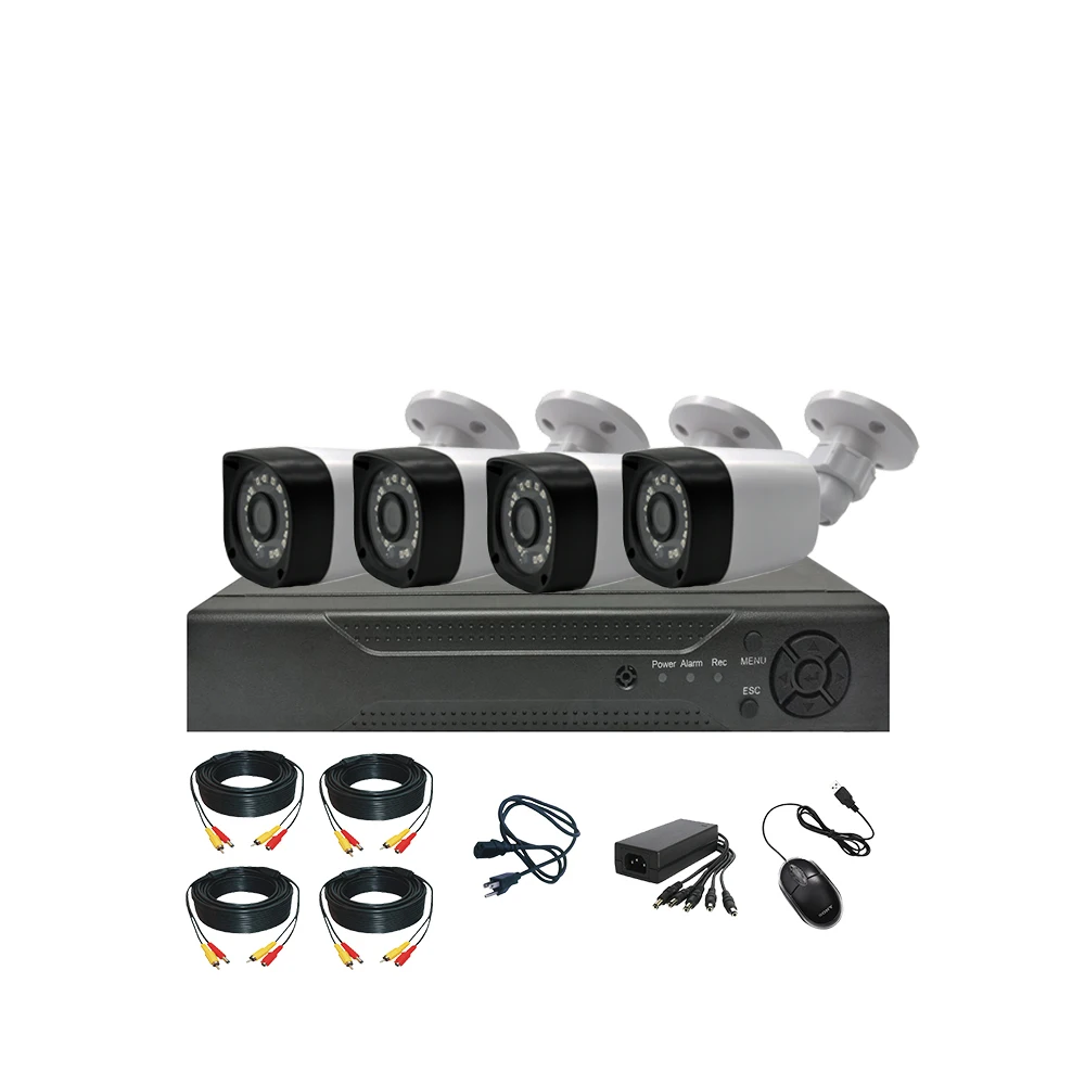 1080P 2MP 4CH Outdoor ahd kit 4ch face detection H.265 DVR kit