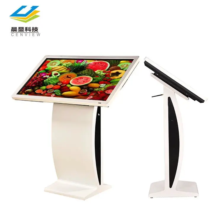 55 дюймов сенсорный экран аэропорт информация киоск пол стоя интерактивная информация киоск цена