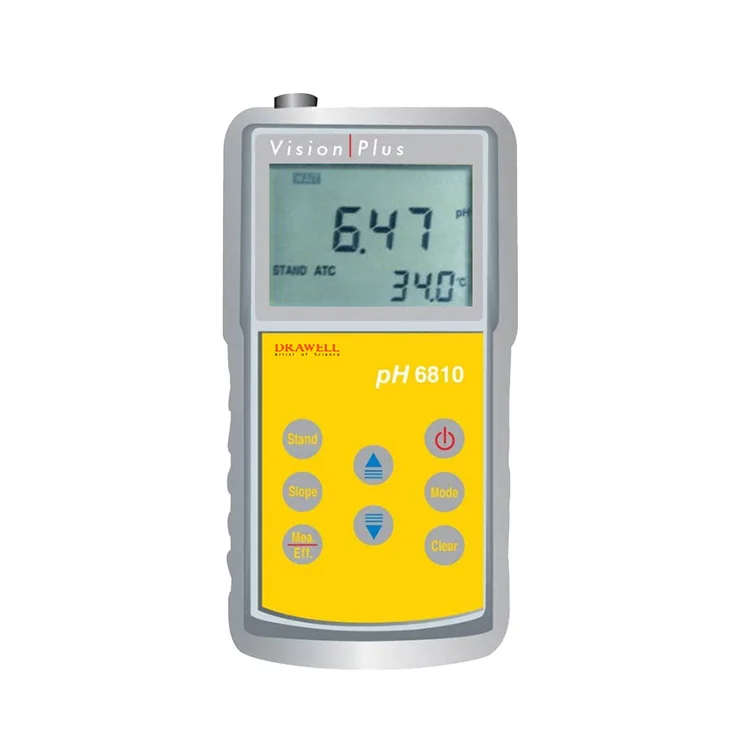 PH6810 pH Meter ORP Analyzer With Temperature Detector Portable Multiparameter Tester