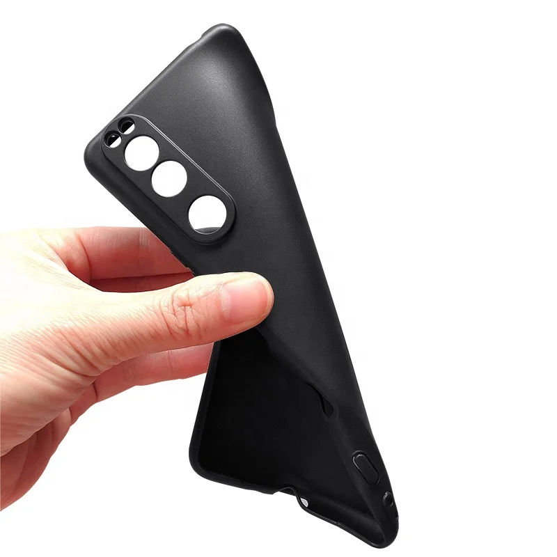 black TPU case phone back cover for Sony Xperia 5 III mobile phone