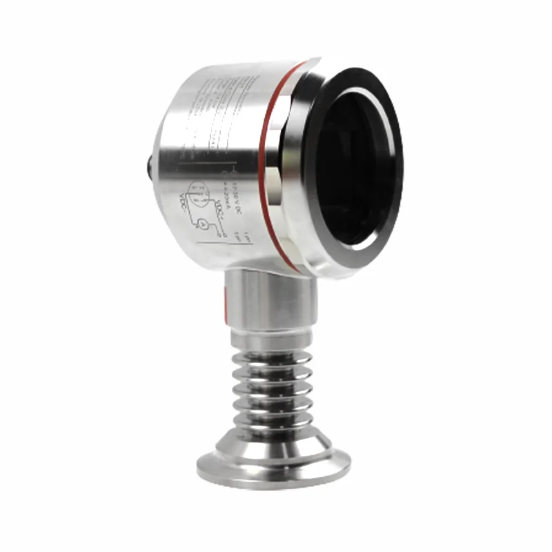 SENTECPM425Sanitary gauge pressure sensor with digital display and stainless steel seal for food beverage and pharmaceutical use