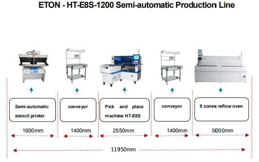 12 Heads High Speed Pick And Place Machine for LED Lights and Electronics Industry