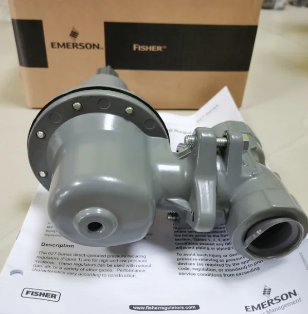 Клапан редукционный редуктор давления 627 серии Fisher 627-1AS34 627-1AS14 импортный газовый клапан