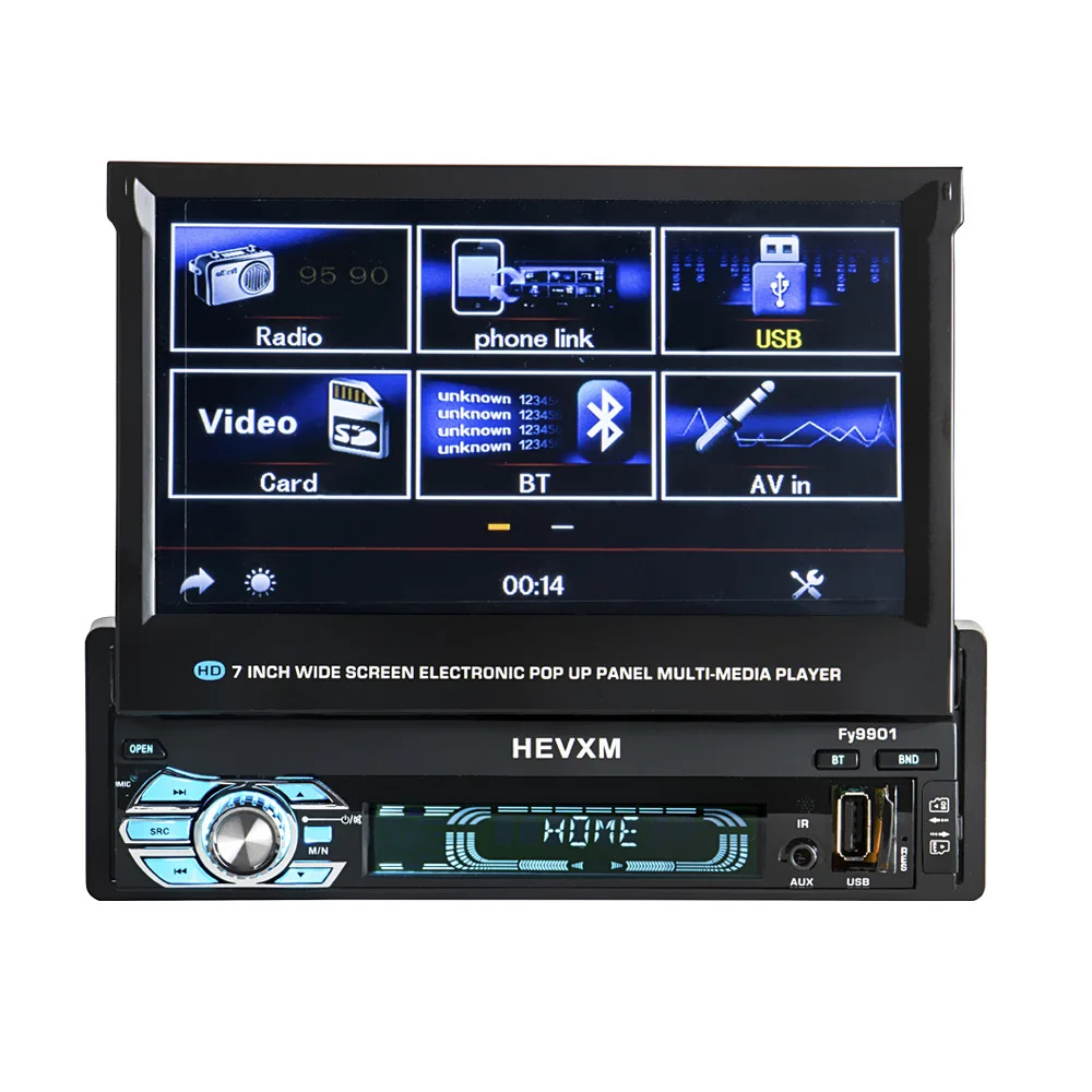 SHENGTU Universal 2 Din 7 Inch Touch Screen Stereo Auto Radio Multimedia Player 2din Rearview Mirror Link/fm/tf/bt/mp5 Car Audio