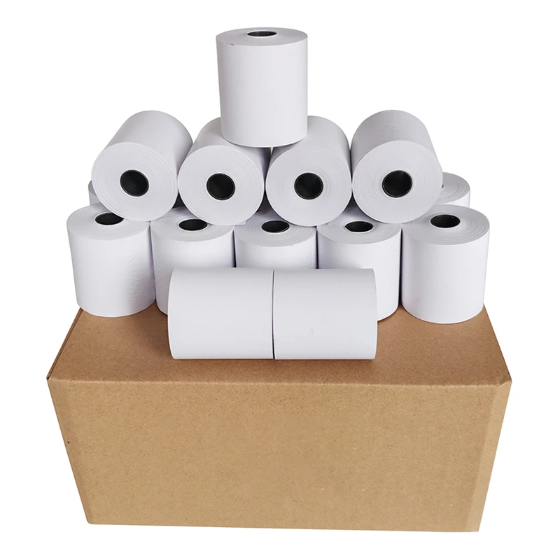 55gsm оптовая продажа 3 1/8*230 Pos чековые бумажные рулоны для супермаркетов и банков