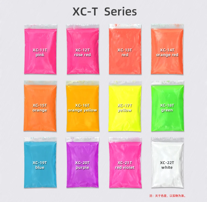 Wholesale Day Luminous Dye Pigment Fluorescent Powder Color Neon Pigment Powder