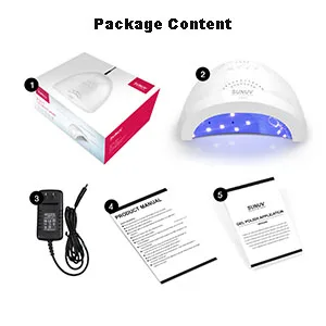 
Professional LED UV Gel Nail Dryer Machine With Auto Induction Timer Setting 48w Led Uv Nail Lamp For Nail Gel Polish 