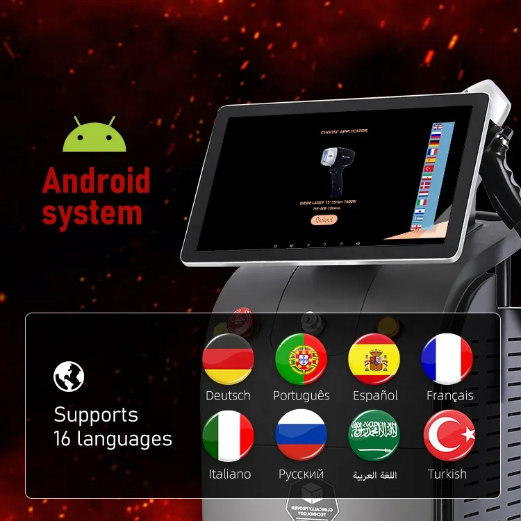 New Arrival ! 2023 Vertical Diode Laser  755 808 1064 Ice Hair Removal Titanium Price