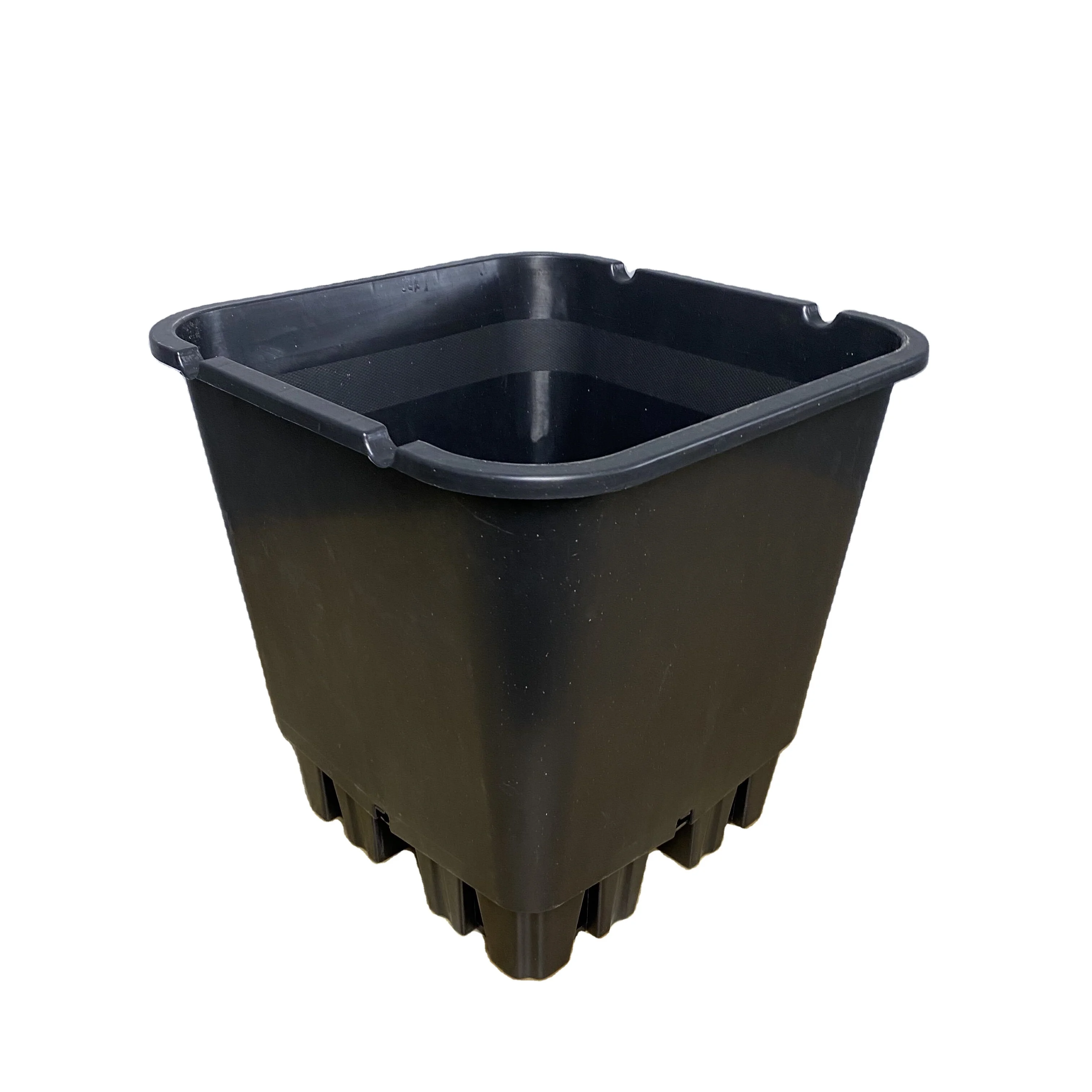 7 Gallon Plastic grow pot square growing bucket for blueberry and grapes