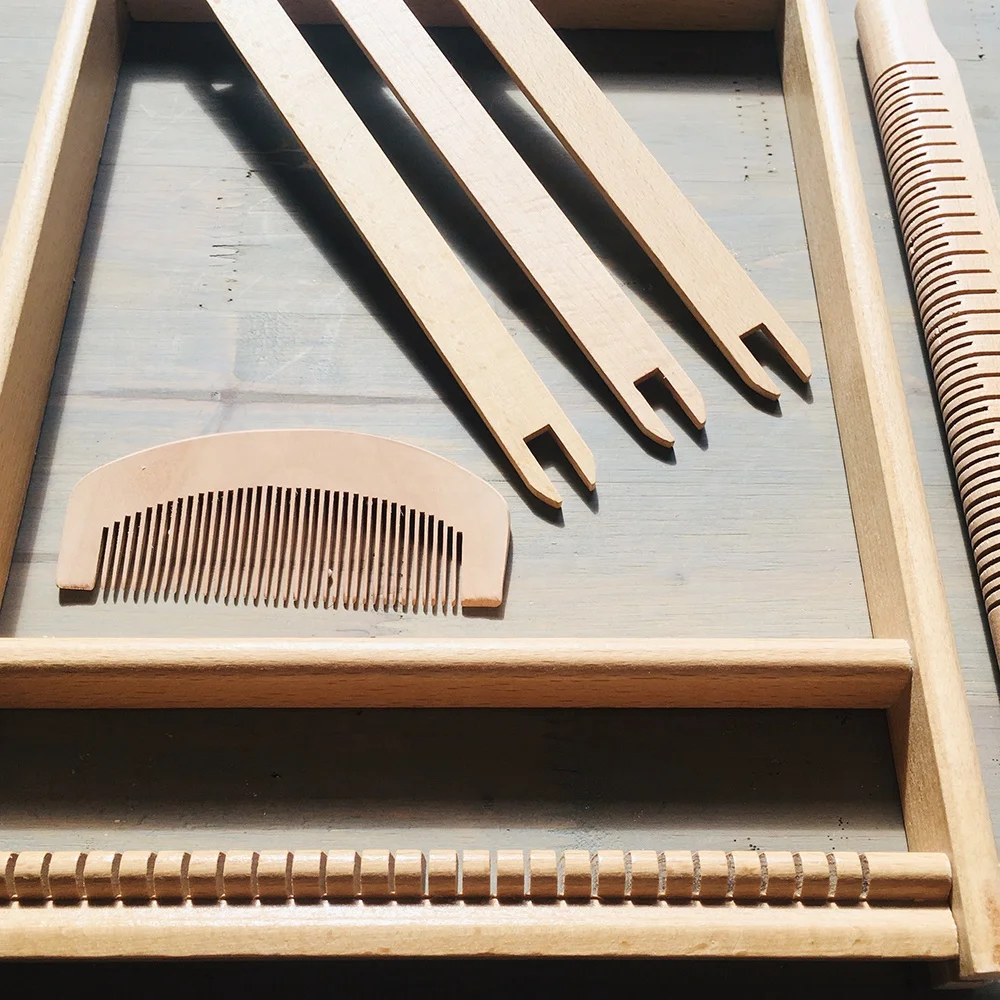 Handmade Craft Crochet Tool Knitting Tool Wooden Weaving Kit DIY Hobby Weaving Loom