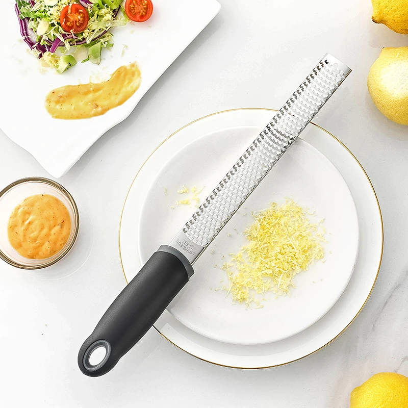 Premium Hand Held Multi-purpose Manual Kitchen Stainless Steel Citrus Lemon Zester Cheese Grater