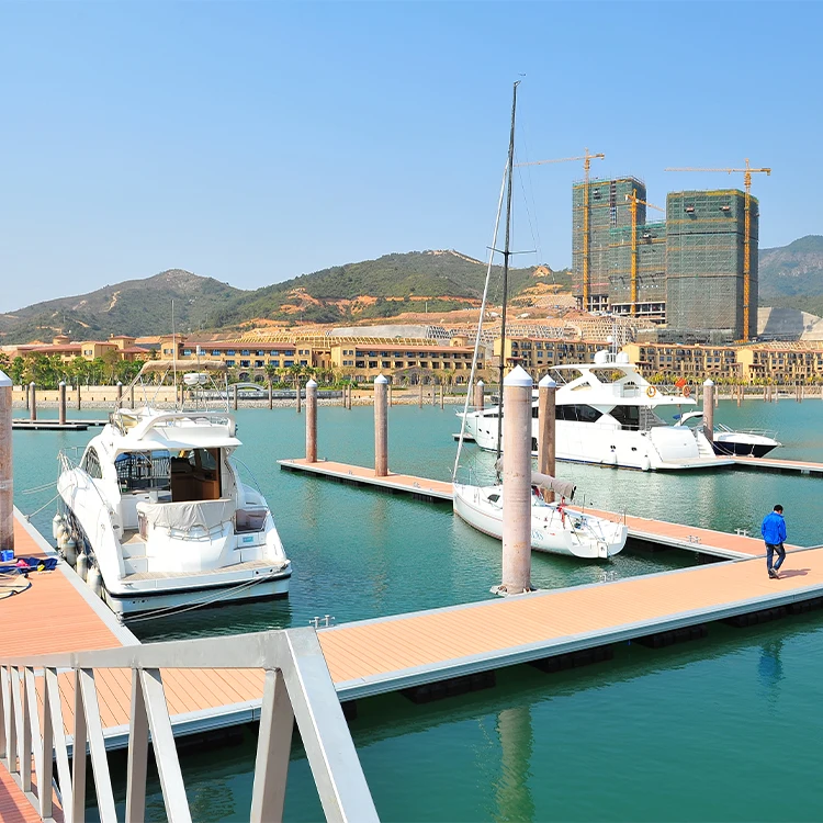 High Quality Aluminium Floating Dock Floating Bridge Jetski Yacht Float Pontoon Dock