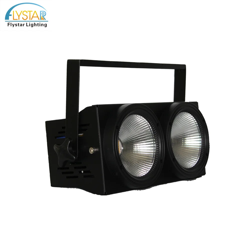 2*100W Eyes Warm White + Cold White cob LED Matrix blinder light COB LED studio stage light COB audience blinder