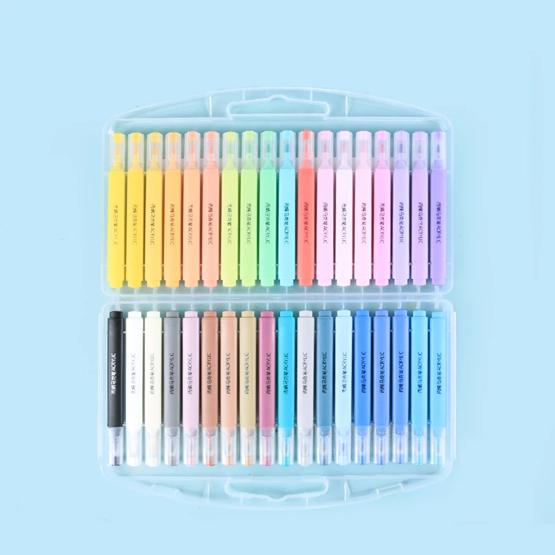 Giorgione Wholesale Art Marker Pen Set 12 24 36 48 Acrylic Marker Pens Watercolor Pen Marker Painting Drawing
